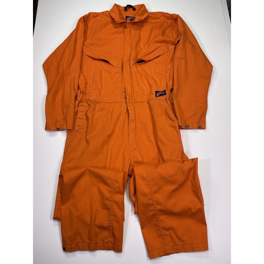 Red Wing Coveralls Men's Orange Work Uniform Protection